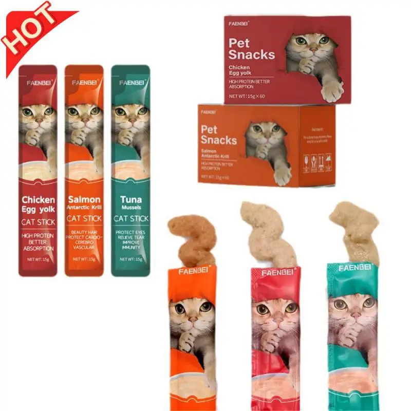 English Cat Snack Bar Appropriate For All Ages Convenient Pet Food Satisfactory Bulk Box Cat Food Delicious Quality Pet Food