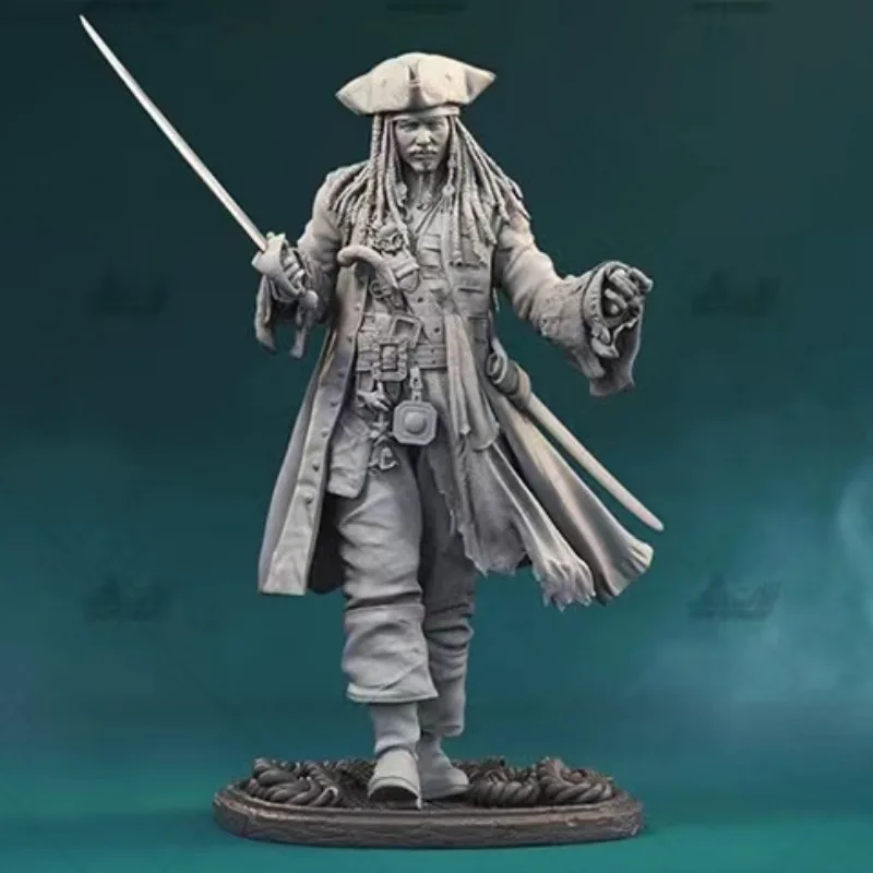 

Pirates Of The Caribbean 1/24 Resin Figure Assembled Model Kit Captain Fantasy Miniature Toy Unassembled Unpainted Free Shipping