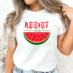 Watermelon Resist Shirts This Is Not A Watermelon Shirt Human Rights Tee Watermelon Flag Tshirt Trendy Unisex Short Sleeves Tops