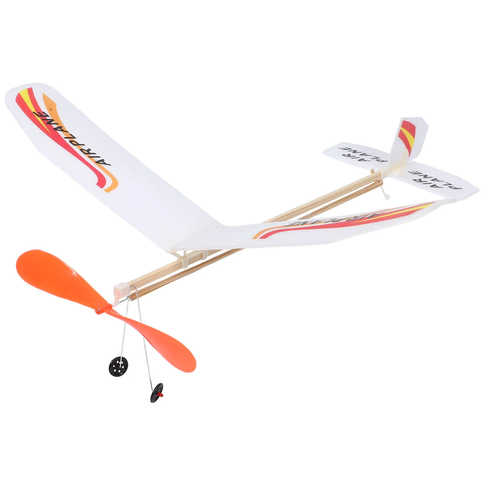 Airplane Toy Small Model Rubber Band Glider DIY Planes Models Party Decorations for Boys Powered Outdoor Flight Toys