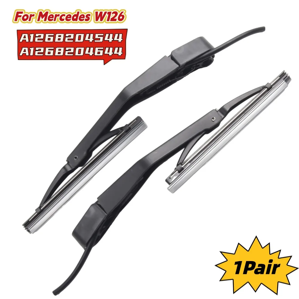 

2Pcs Headlight Wiper Arms Headlight Wiper For Mercedes W126 RH+LH A1268204544 A1268204644 Windshield Wiper Car Accessories