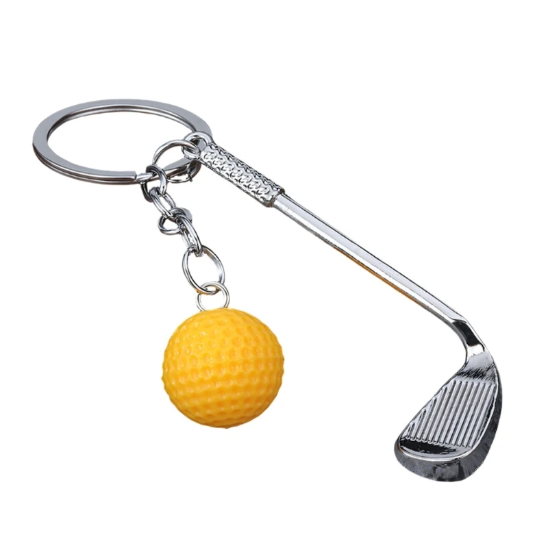 Backpack Keyring Ornament Golf Ball Chain Pendant Gift for Friend Adult