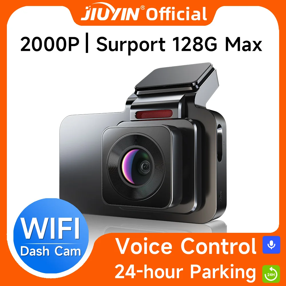 

2024 2k 3"Dash Camera Driving Vehicle Cam Wifi Smart Connect Car Recorder 2000P HD With Rear view camera