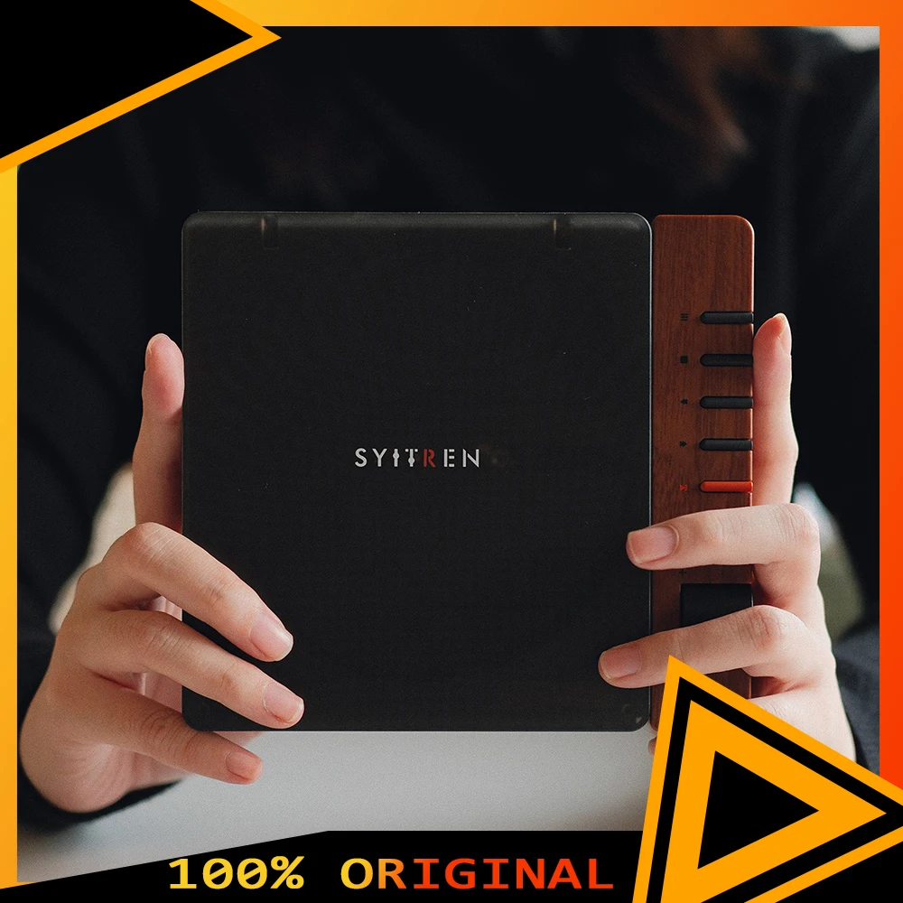 

Syitren R300 CD Player Stylish Retro Portable Wireless Bluetooth HIFI Album Player Music Walkman Support Earphone Optical Outpu