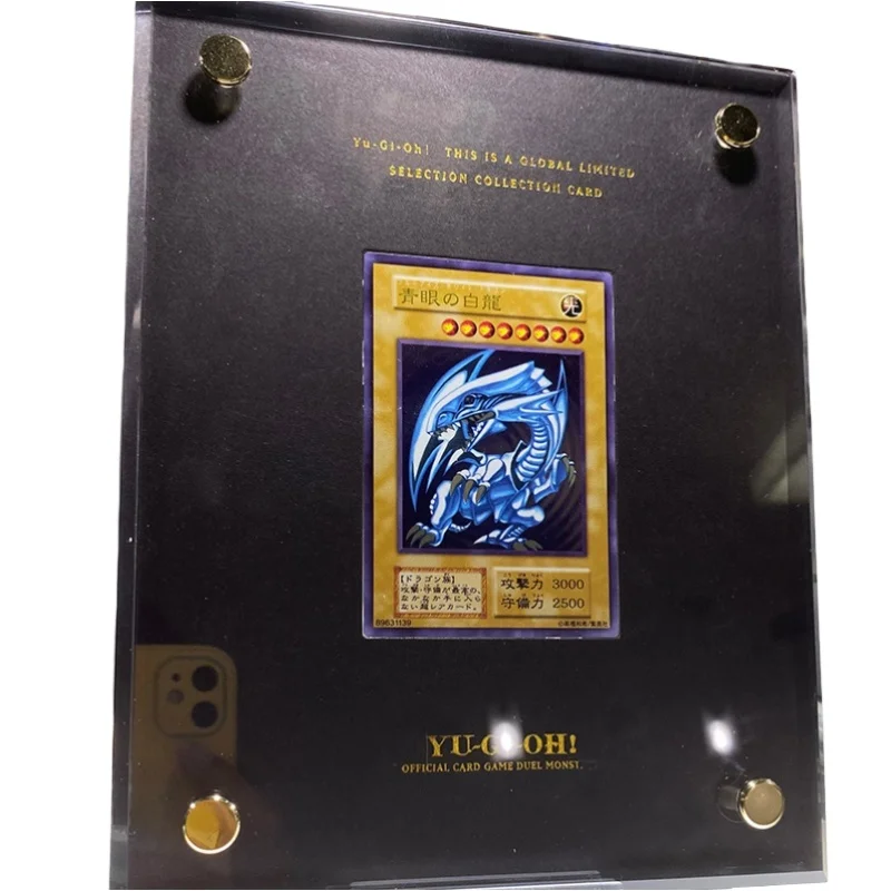 

Card Brick Yu-Gi-Oh Blue-Eyes White Dragon Black Magician Girl Diy Acrylic Action Toy Figure Game Collection Comes with Gift Box