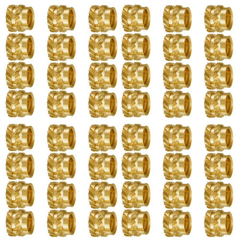 3D 프린터 보론 2.4 등용 M3 스레드 널링 황동 스레드 히트 세트, 내열성 인서트 삽입 너트, M3X5X4, 400 개