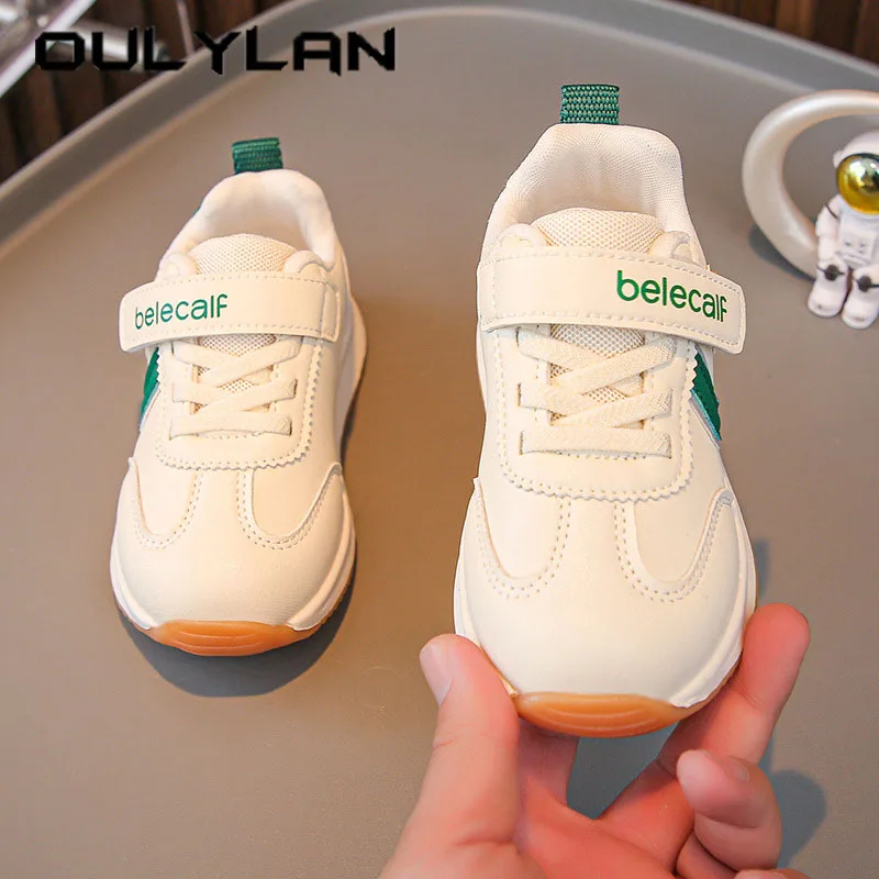 

2025 Spring New Sports Shoes Breathable Boys' Casual Shoe Sneakers For Children 1-6 Years Old Elastic Velcro Children's Girlshoe