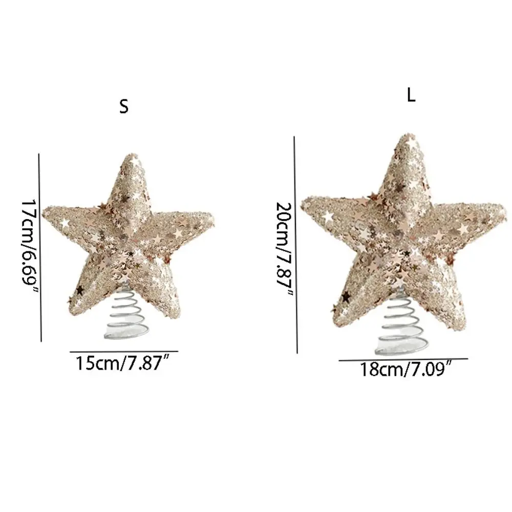 تصميم جوفاء عيد الميلاد ستار توبر لامعة DIY شجرة عيد الميلاد شنقا زخرفة فريدة من نوعها شجرة عيد الميلاد قلادة عطلة ديكور