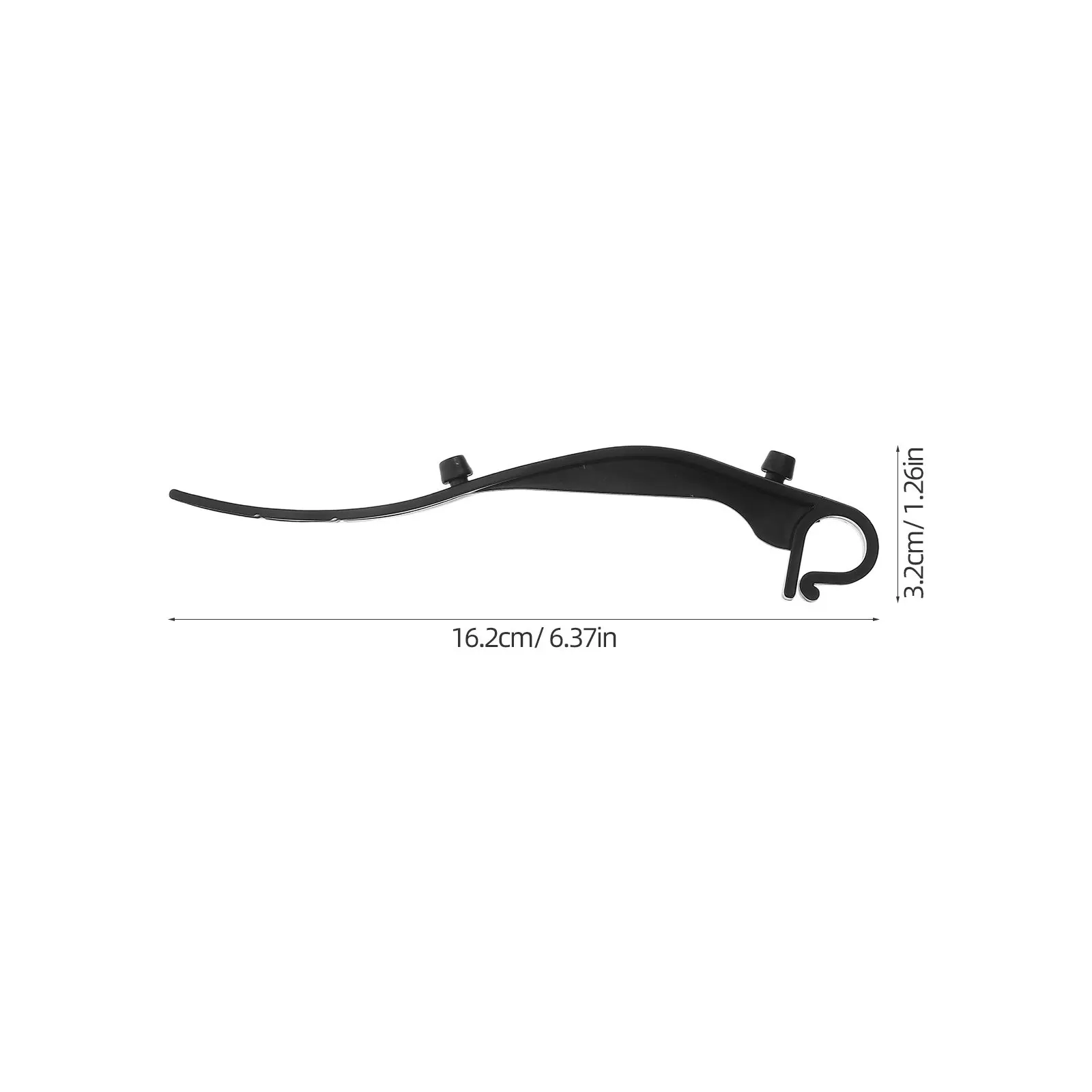 50Pcs Plastic Gutter Guard Clips Black Windproof Securing Hooks for Mesh Gutter Leaf Screen Installation Clip Fixed Hooks