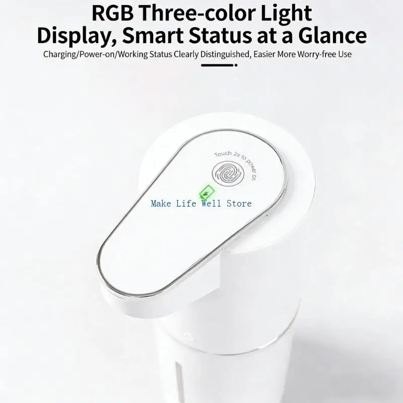 Motion Activated spume Soap Unit 350ml Refillable Container USB propelled Good For Household Service