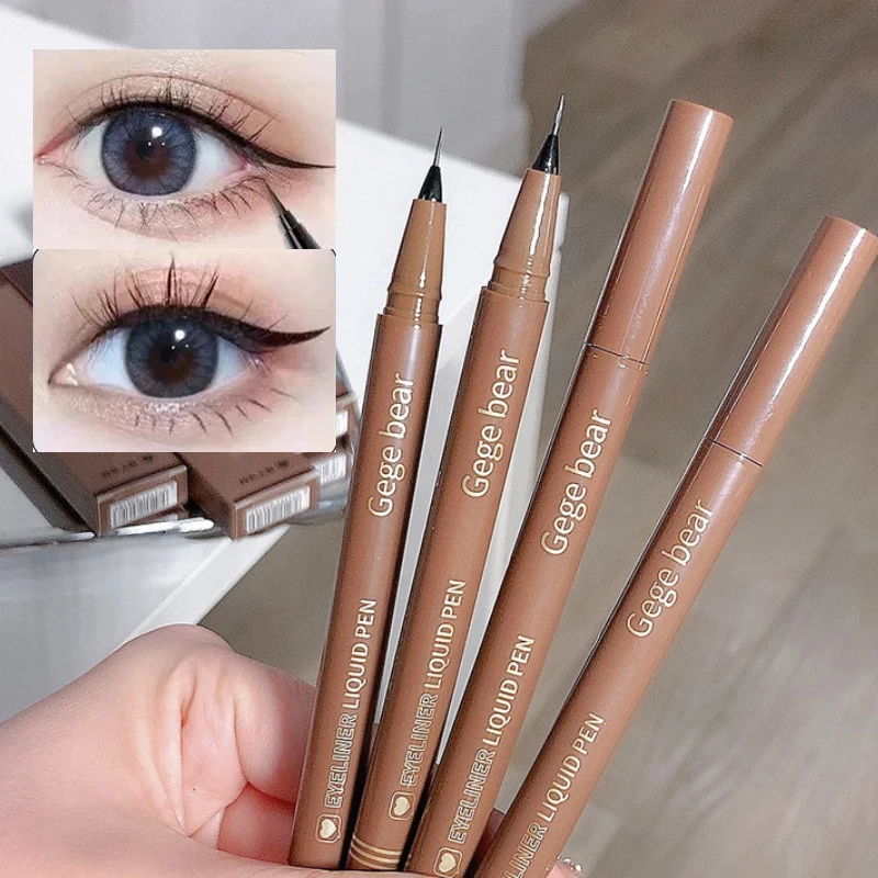 Liquid Eyeliner Ultra-thin Matte Lower Eyelash Pen Waterproof Quick Dry Lying Silkworm Pencil Korean Makeup for Women Cosmetic