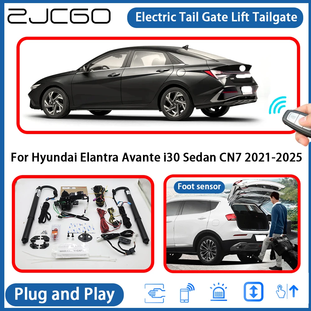 for Hyundai Elantra Avante i30 Sedan CN7 2021-2025 Automatic Powered Tailgate Power Liftgate Electric Tail Gate Lift