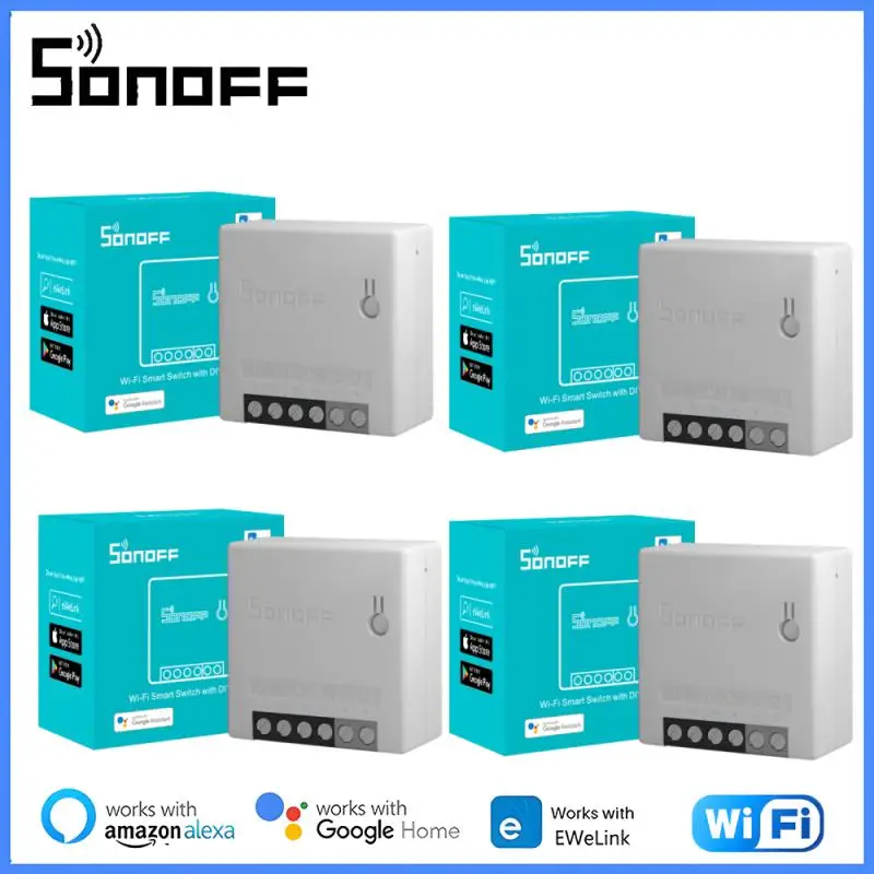 SONOFF R2 Wifi Mini Switch Timer Wireless Switches Smart Automation Support EWelink Alexa Google Home App/Remote/Voice Control