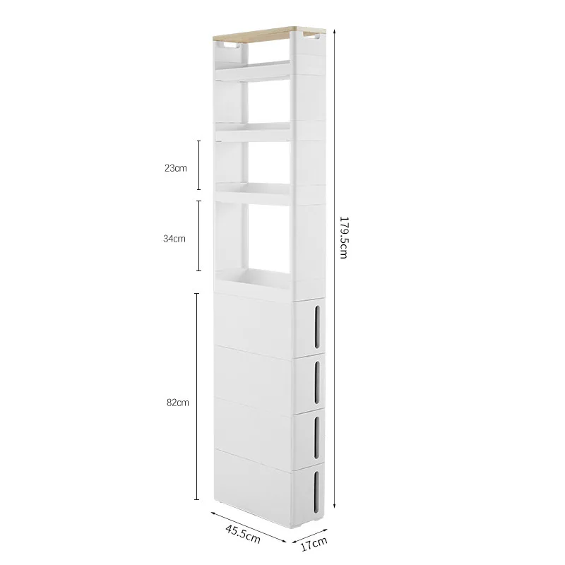 

12-13Cm Crack Storage Rack Wide Kitchen Rack Bathroom Crack Shelf Refrigerator Shelf Crack Cabinet