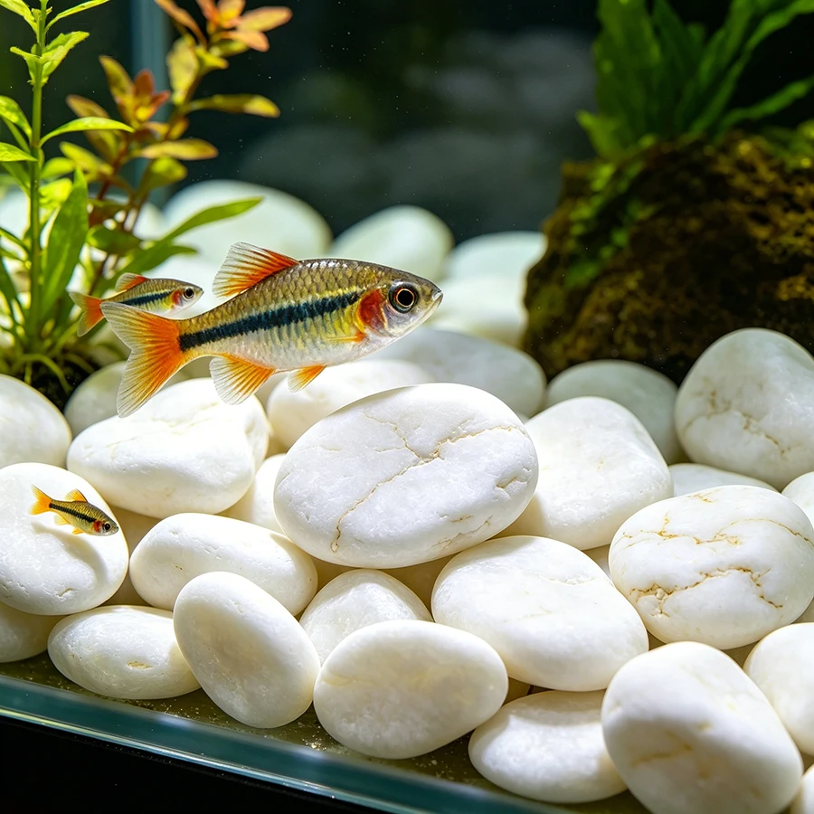 Grava Pulida Blanca para Acuar - Aquarium Plant Gravel reseña y precio