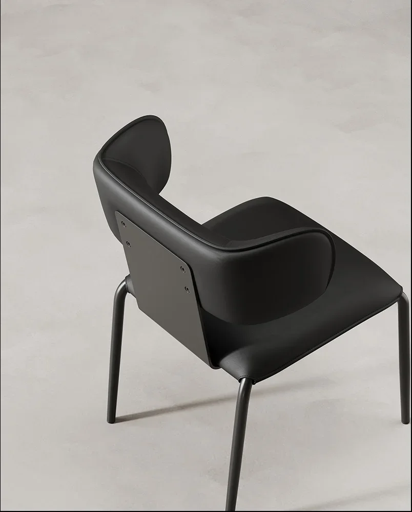 لهجة الكراسي تسريحات أثاث غرفة الطعام الحديثة الفاخرة الحد الأدنى الشمال كرسي غرفة نوم Cadeira الأثاث مكتب المطبخ #5