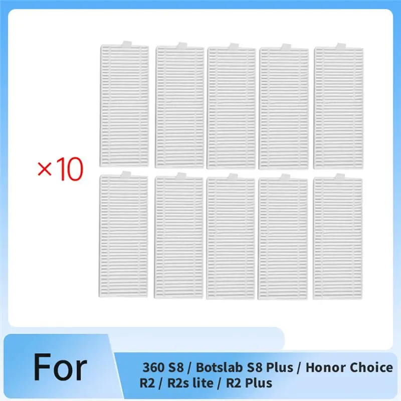 LITE 10 PCS Replacement Filter for 360 S8 Botslab S8 Plus for Honor Choice R2 R2s Lite R2 Plus Vacuum Cleaner Accessories