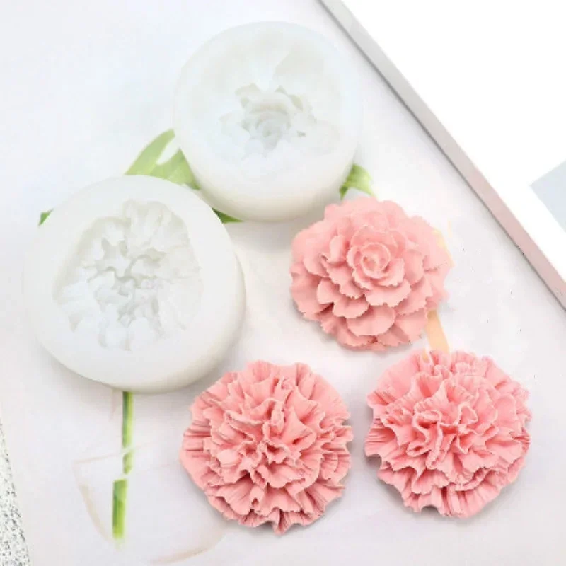 3D Flower Silicone Mold Homemade Soap Candle Mold Chocolate Cake Decoration Mold DIY Tools