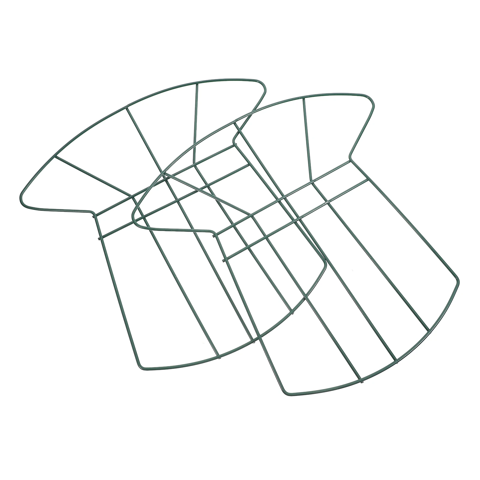 

2 Pcs Hoop Hat Decoration Wire Rings for Crafts Party Garland Frame Wreath Form Iron Shaped Diy Twist Ties Making Kit Round
