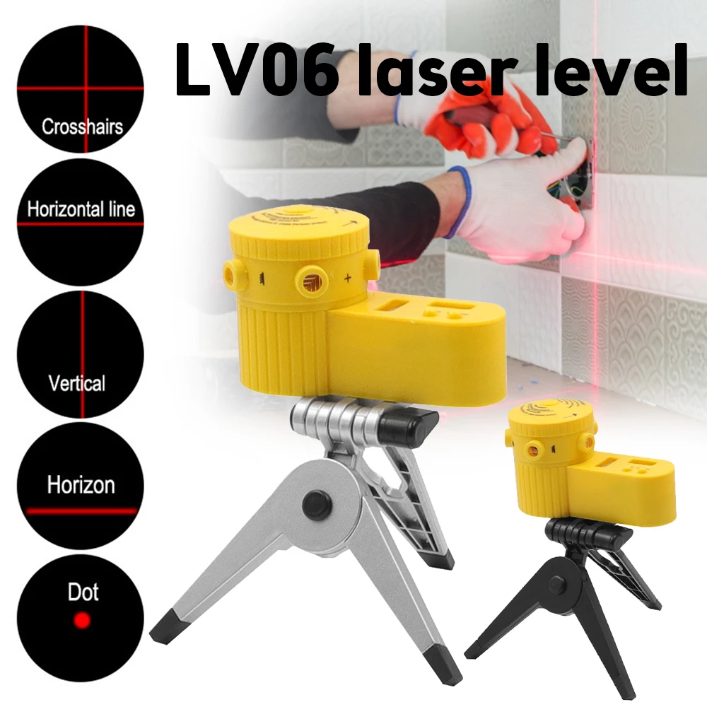 Multifunction Cross Line Laser Level construction tools 630nm-680nm green line Ertical Horizontal Equipment Measuring Tool