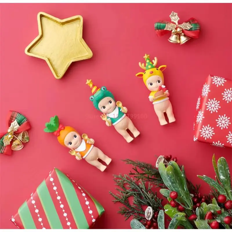

2024 Hot Sonny Angel Christmas Dinner Series Blind Box Hippie Kawaii Sonny Angel Figure Limited Mystery Suprise Boxes Gifts
