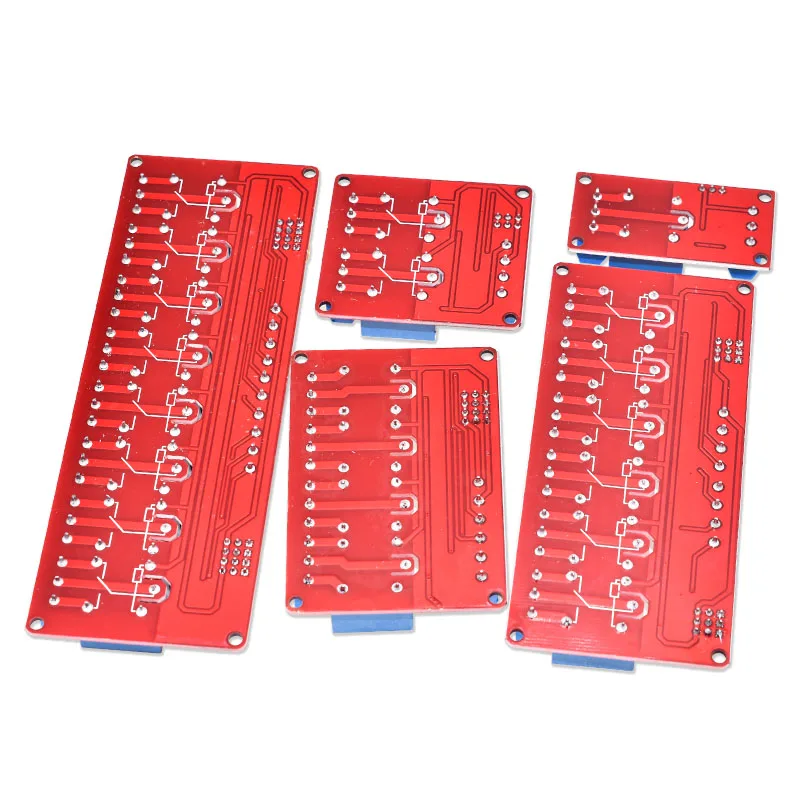 1 2 4 8 Channel 5V 12V 24V Relay Module with Optocoupler Isolation Development Board Supports High and Low Level Triggering