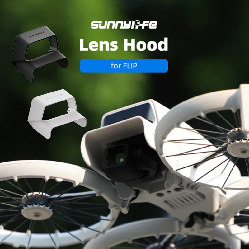 Lens Sunhood For DJI Flip Prevent Glare Light Quick Release SunShade Gimbal Protective Lens Hood For DJI Flip Drone Accessories