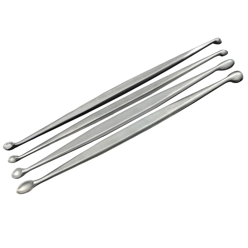 New Double Head Curette Stainless Steel Tool For a Variety Of Head Scraping Molluscum