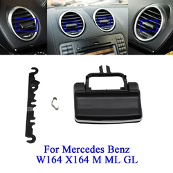 Kit de reparación de Clips deslizantes de lengüeta de salida de ventilación de CA de aire acondicionado delantero y trasero de coche para Mercedes Benz W164 X164 M ML GL 300 350 450 500