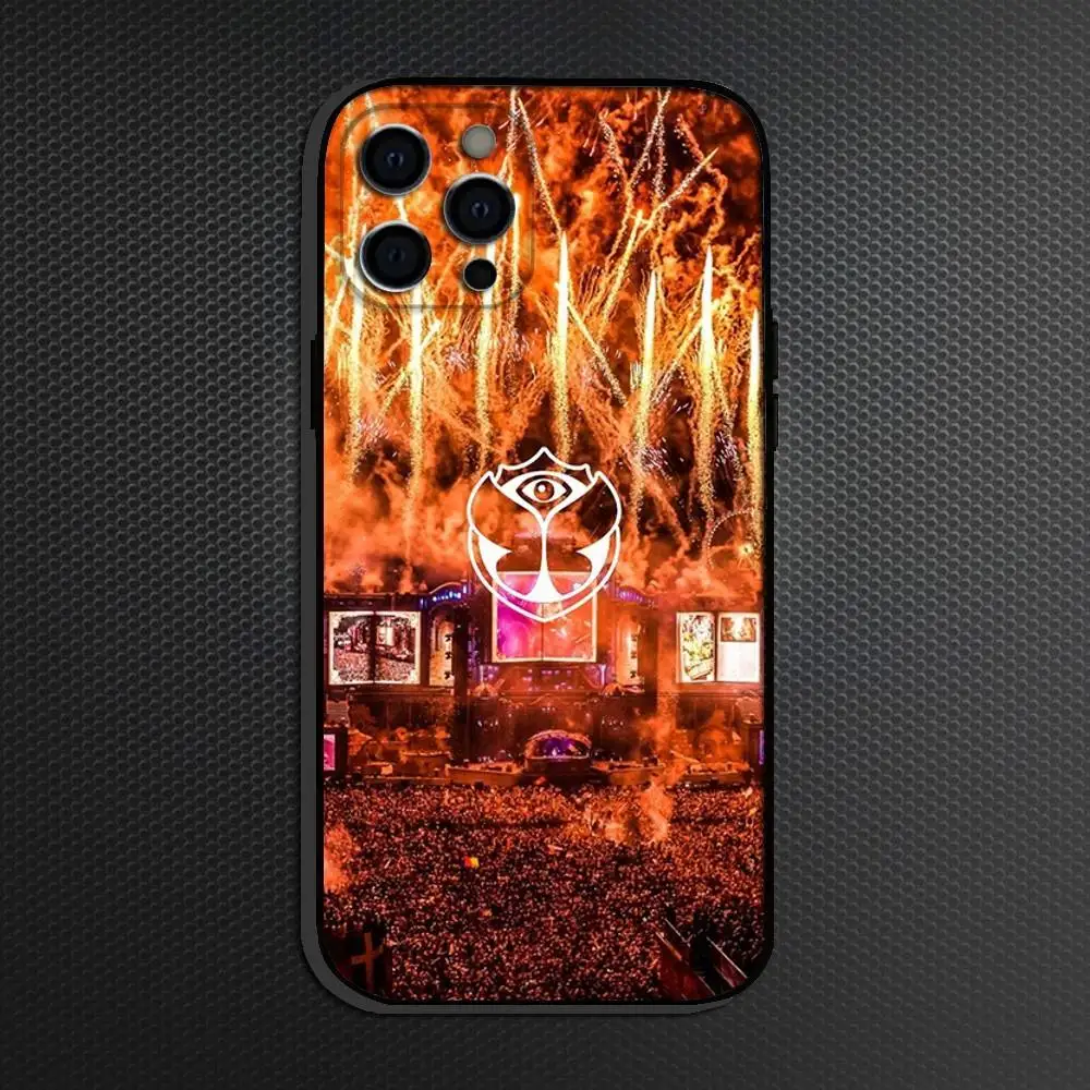 

Fashion Musics F-Festival T-Tomorrowlands Phone Case For iPhone 16,15,14,13,12,11 Plus,Pro Max, Others Soft Black Cover