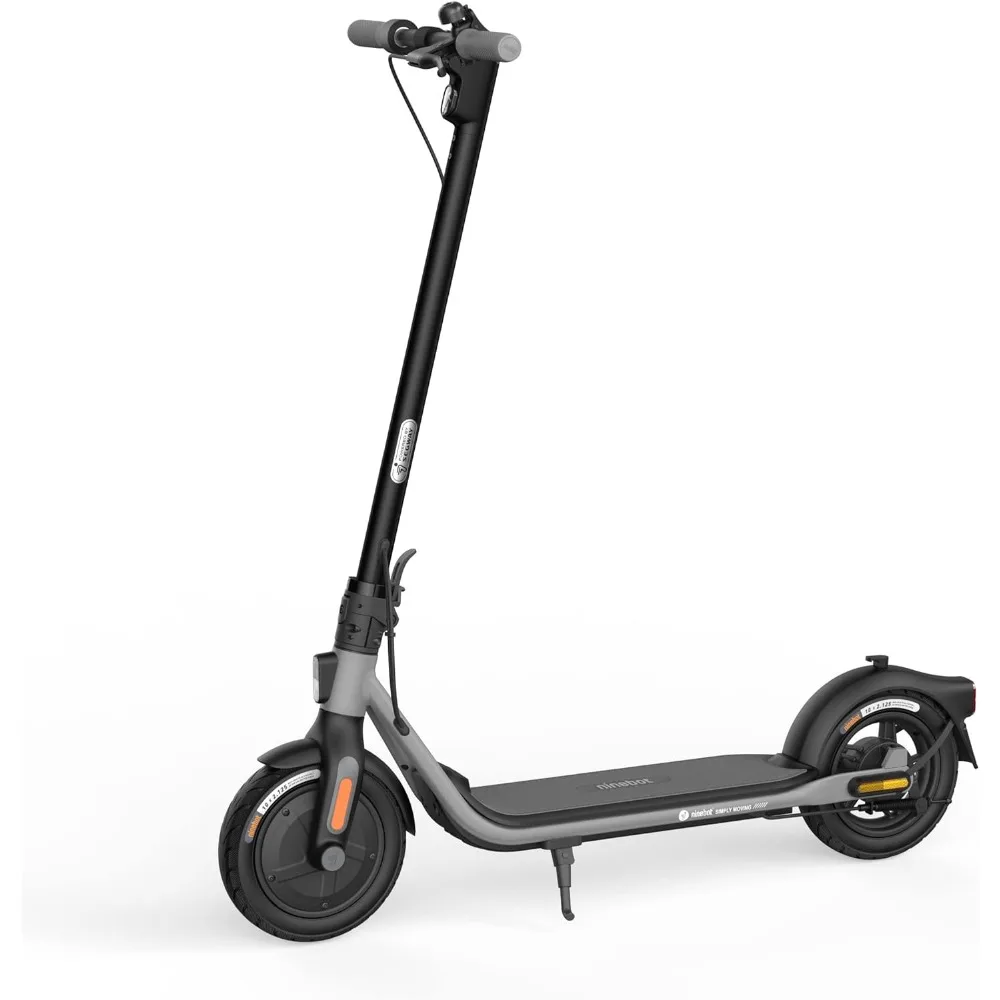 

Ninebot D18W/D28U Foldable Electric Scooter, Power by 250W/300W Motor, 11.2/17.4mi Range & 15.5 mph, 10" Tire,