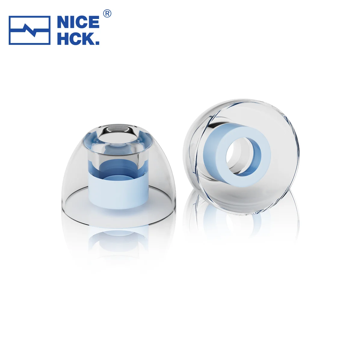 NiceHCK C04 Liquid Silicone Ear Tips Noise Isolating Soft Expand Soundstage Clear Layers Eartips for NX8 Himalaya Performer8 Que