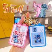 Disney Stitch Keychain Pendant Students Palm Puzzle Decompression Gift Kid Cartoon Chain Small Hanging Jewelry Anime Car Keyring