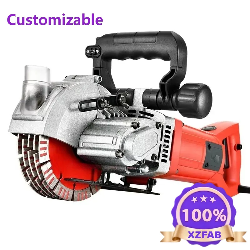 Factory Direct 2026 Battery Powered Heavy Duty Durable Fully Automatic Dust-Free Wall Cable Chasing Groove Cutting Machine Const