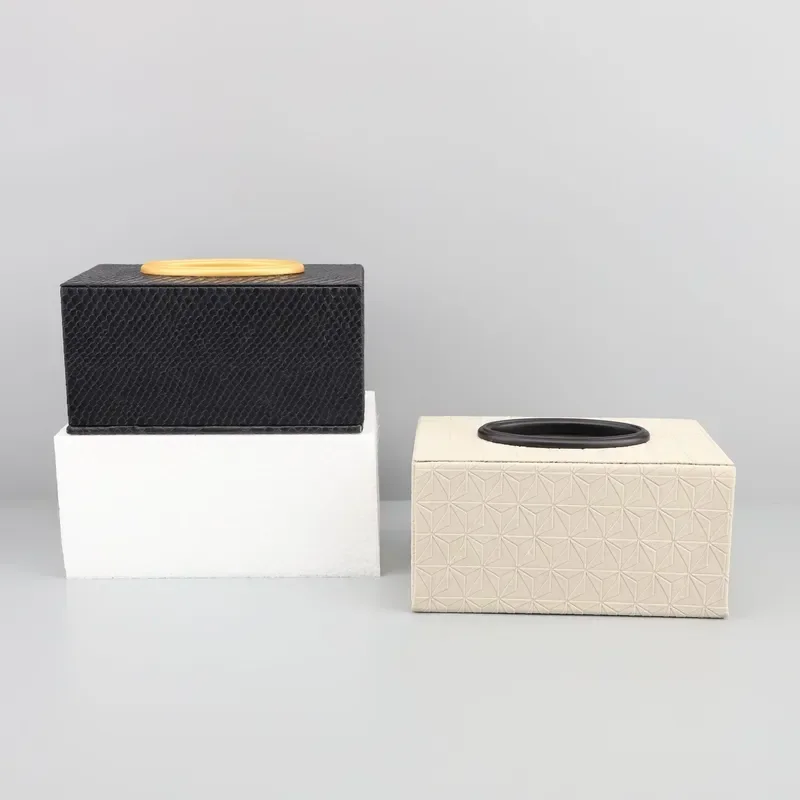 New Chinese Style Tissue Box for Living Room Bedroom Study Dining Room TV Cabinet Kitchen Desktop Soft Decoration Ornament
