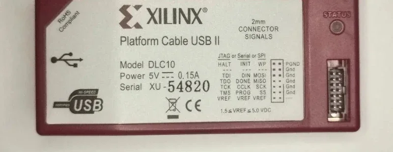 Original XILINX Platform DLC10 downloader line HW-USB-II-G burning simulator