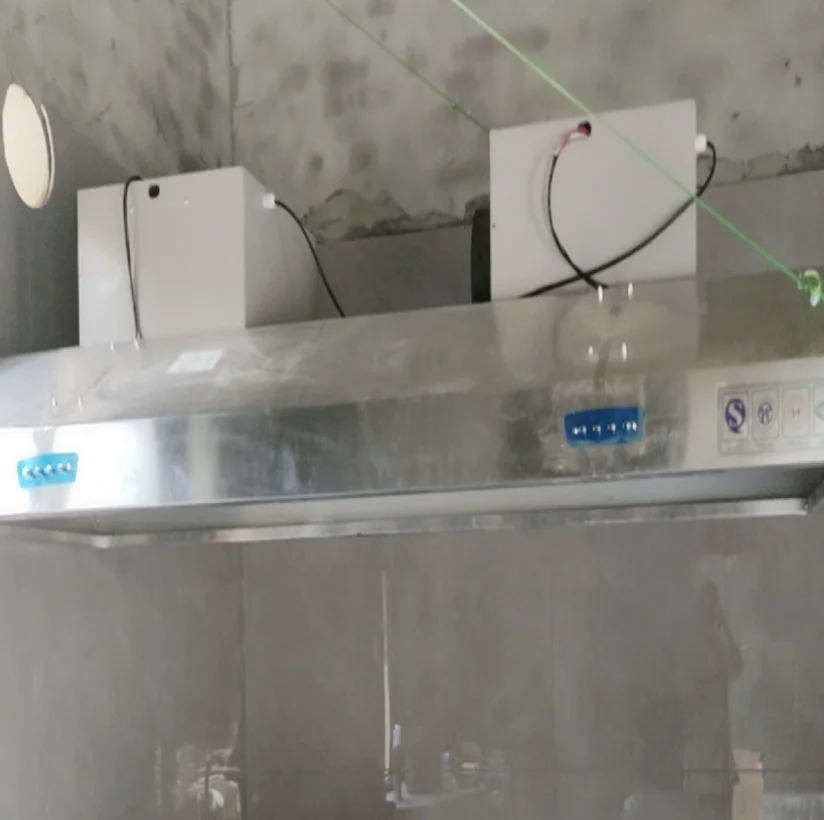 

220 В коммерческая вытяжка высокой мощности кухонный вытяжной вентилятор очиститель масляного дыма для ресторана DD