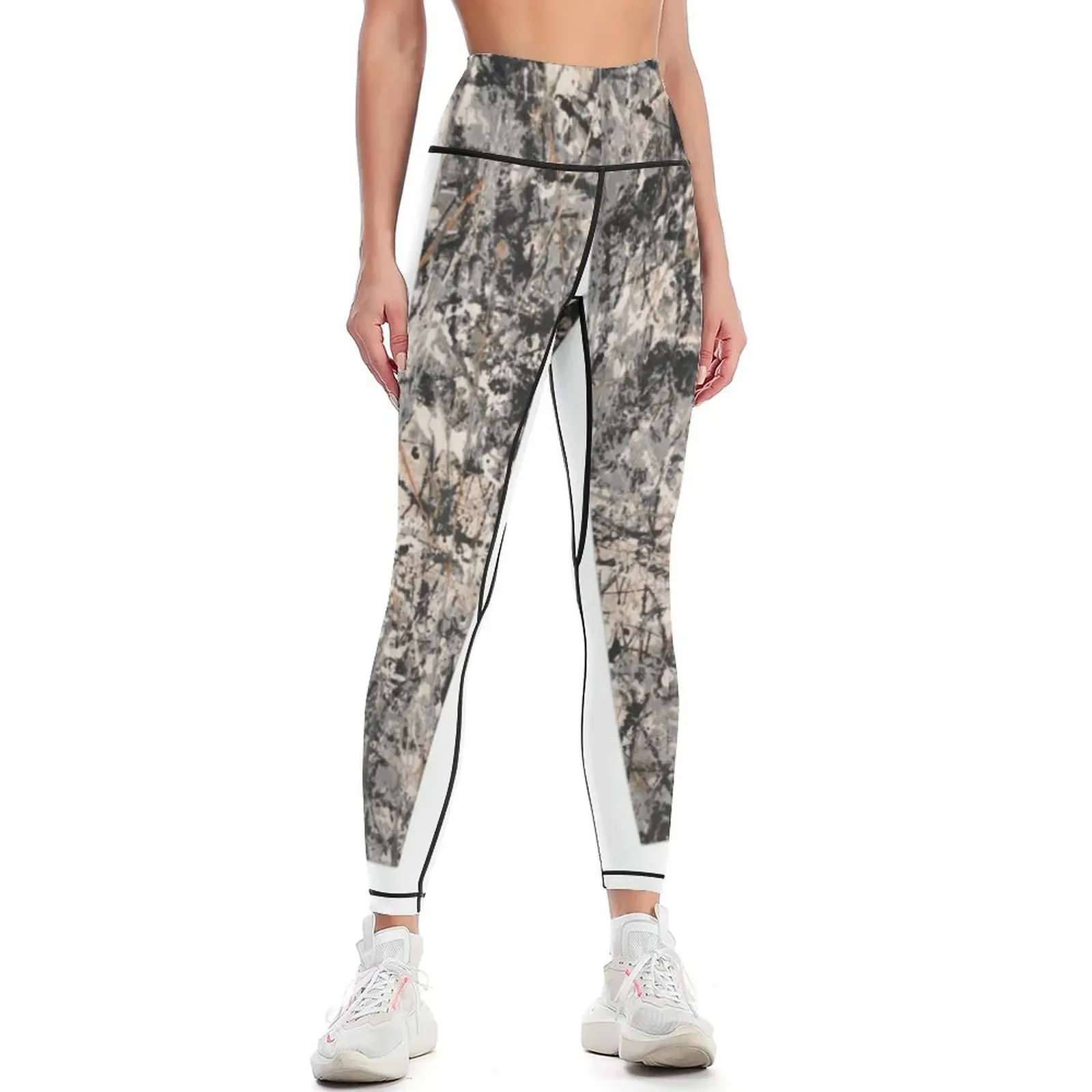 

Jackson Pollock, Cathedral (1947) Leggings trousers Golf wear Sports female Legging sport Womens Leggings