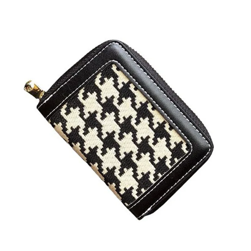 Retro  Printing  Card Holder  Multiple Card Slots  High-capacity  Ms.  Wallet