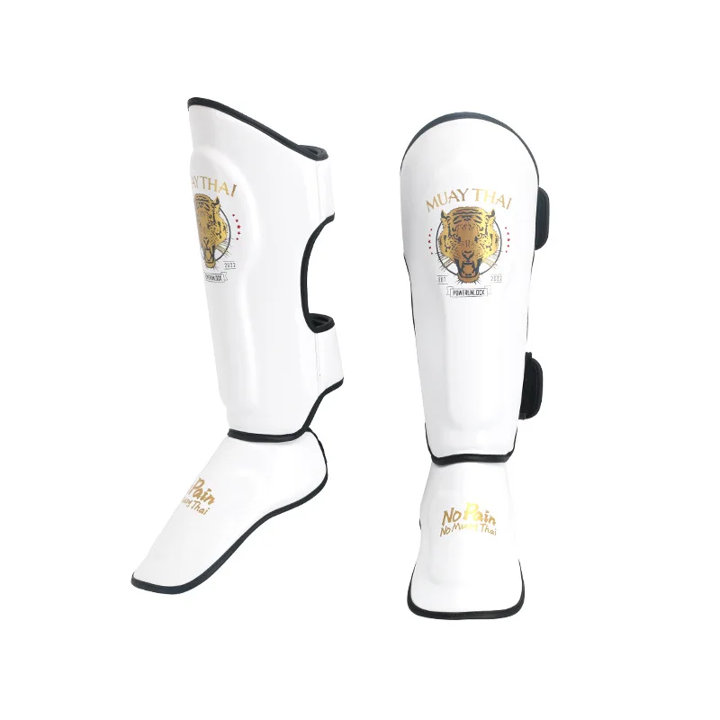 Sanda Leg Protectors Fighting Combined Instep Boxing Thai Boxing Foot Protectors for Instep Protection Gaiters Leg Sleeve