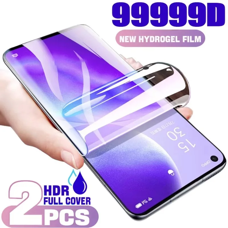 1-2Pcs Hydrogel Film For LG Velvet K50 K50S K51 K41S K40S K51S K42 K61 K92 V40 V50 G8 Screen Protector For LG Stylo 6 5 7 Film