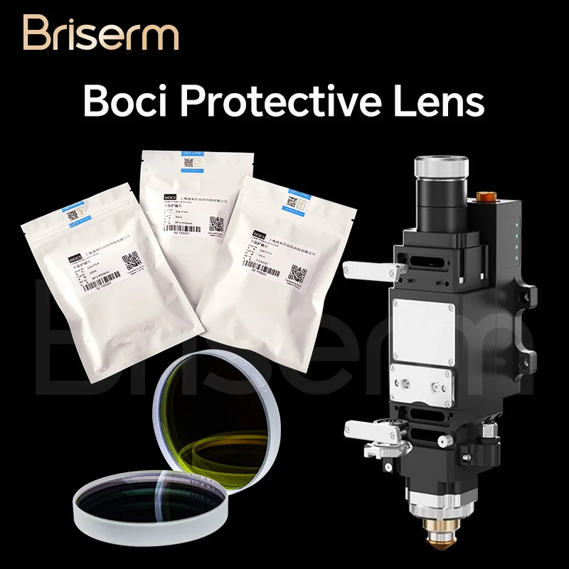 

Original Boci Laser Protective Lens 34x5 15kw 20kw 30kw Lower Protective Windows Laser Protection Lenses For Boci BLT Laser Head