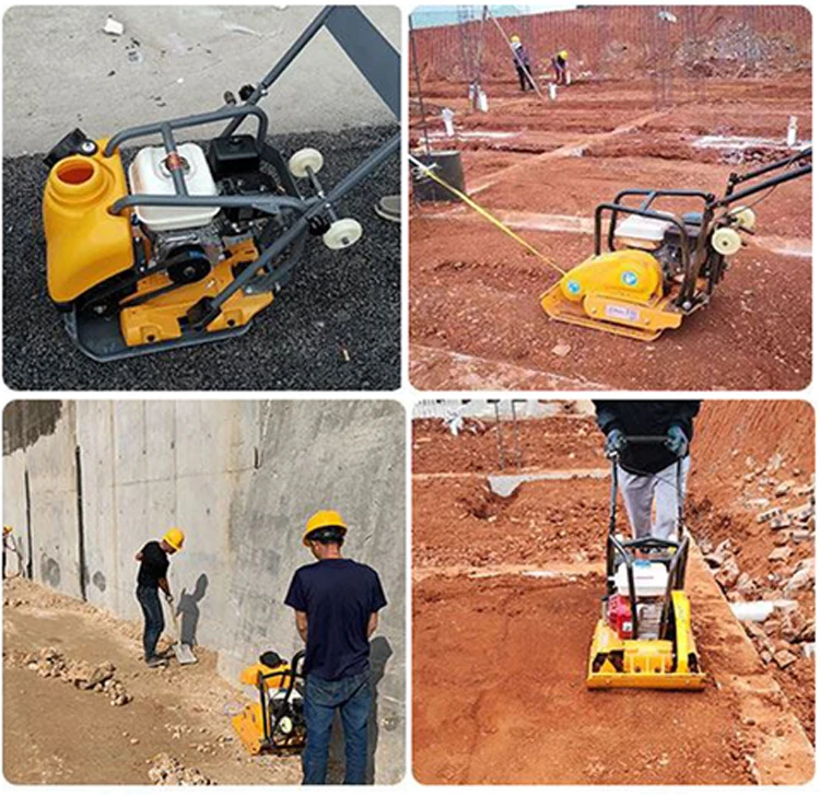 Compactador de placa de baixo preço, máquina de compactação de placas