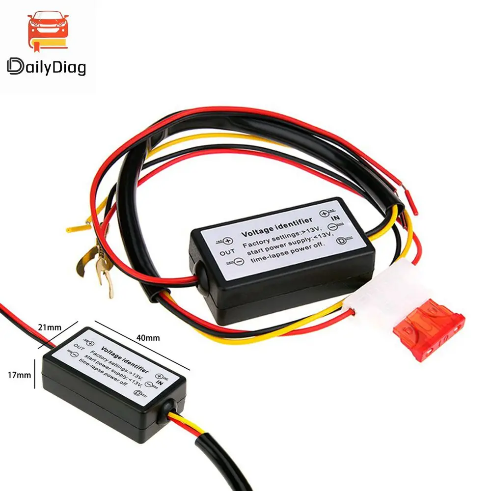 

Daytime Running Lights / DRL Controller Auto Car LED Relay Harness Dimmer On/Off 12-18V Fog Light Controller