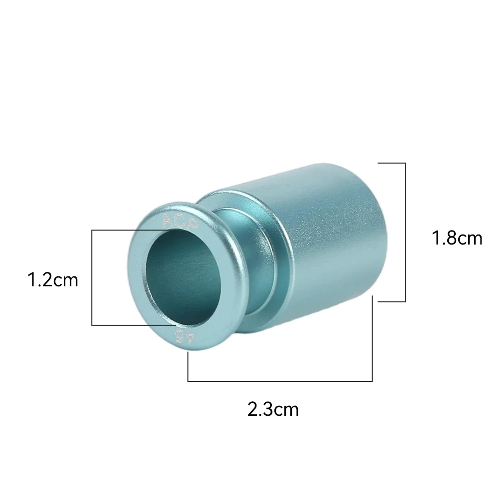 45ACP Case Gauge 7075 Aluminum Alloy Light Blue Anodized for Precision Measurement And Durability