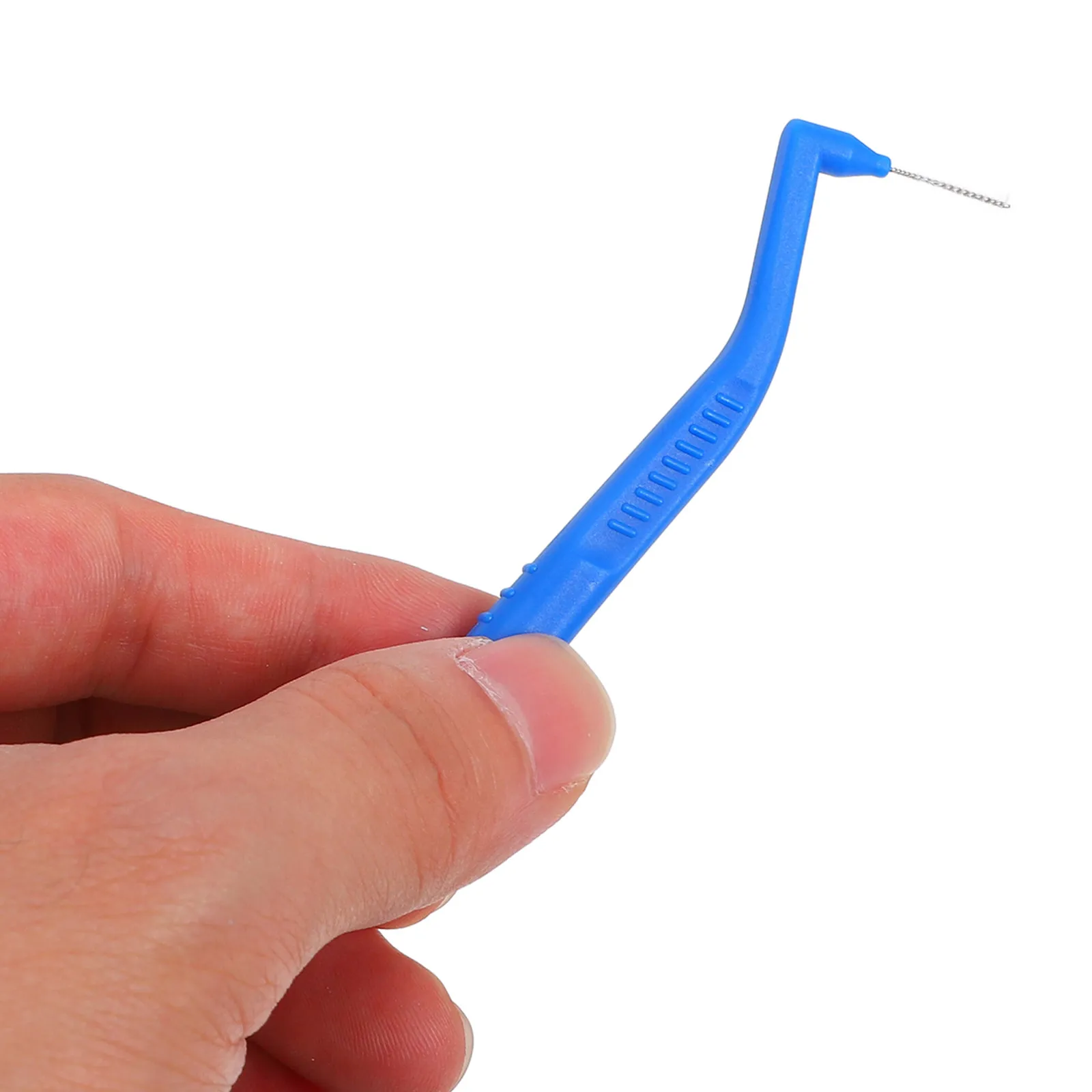 50Pcs Interdental Brushes L-Shaped Soft Dental Floss Picks Braces Cleaner Non-Slip Handle Orthodontic Care Kit Plaque Remover