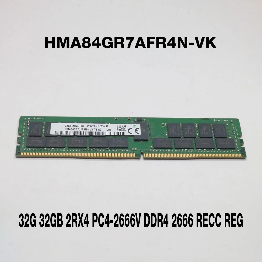 1PCS  HMA84GR7AFR4N-VK 32G 32GB 2RX4 PC4-2666V DDR4 2666 RECC REG For SK Hynix RAM Server Memory