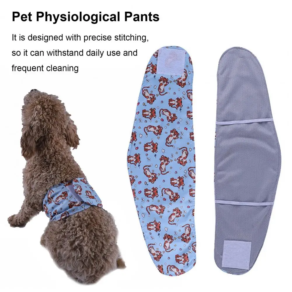 Pet Physiological Pants Adjustable Leakproof Male Dog Belly Band Diapers Fast Absorption Dog Sanitary Pants Reusable Pet Diaper