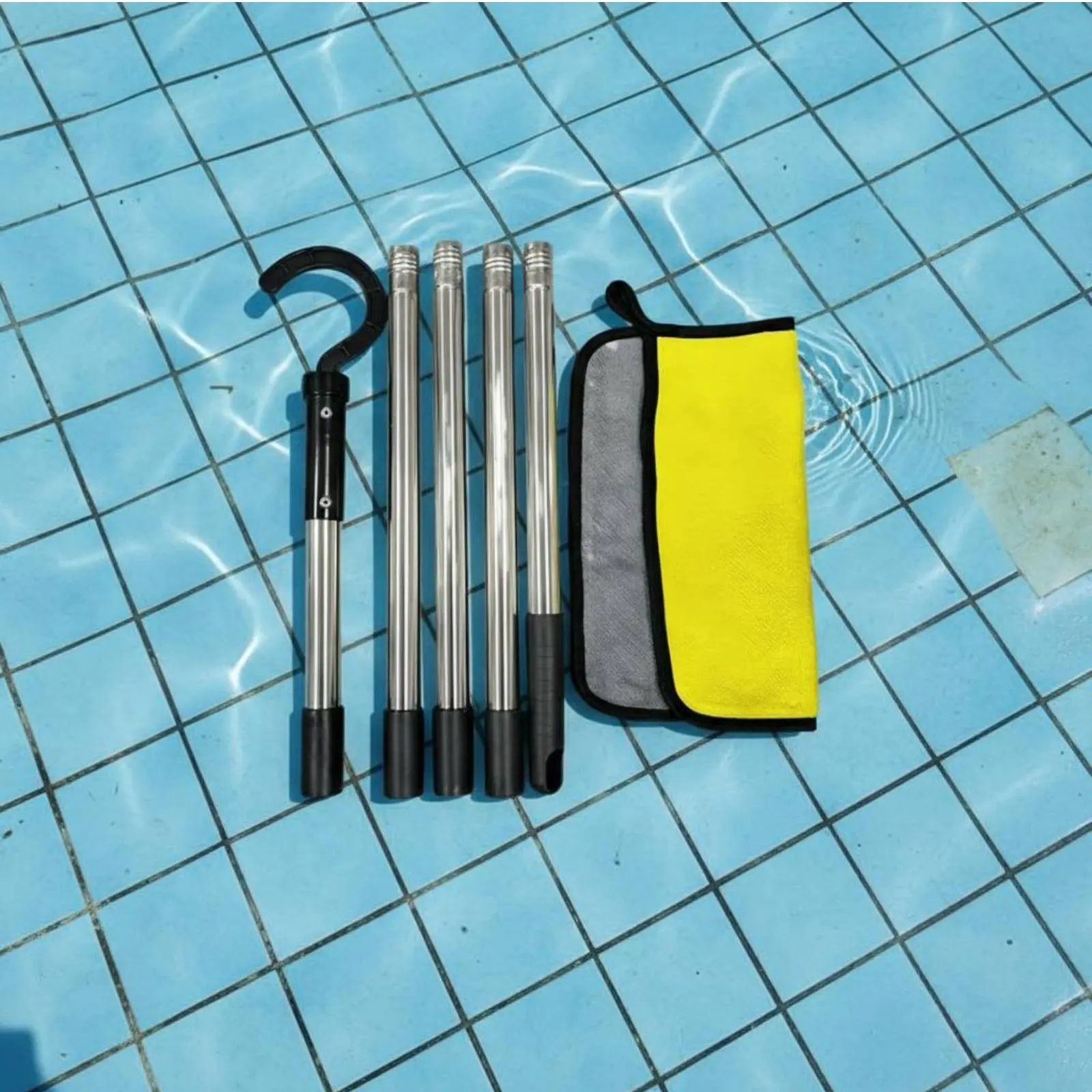 Pool Robot Hook Easy Assembly Robotic Pool Cleaner Hook Outdoor Supply Long Reach Universal Compatibility