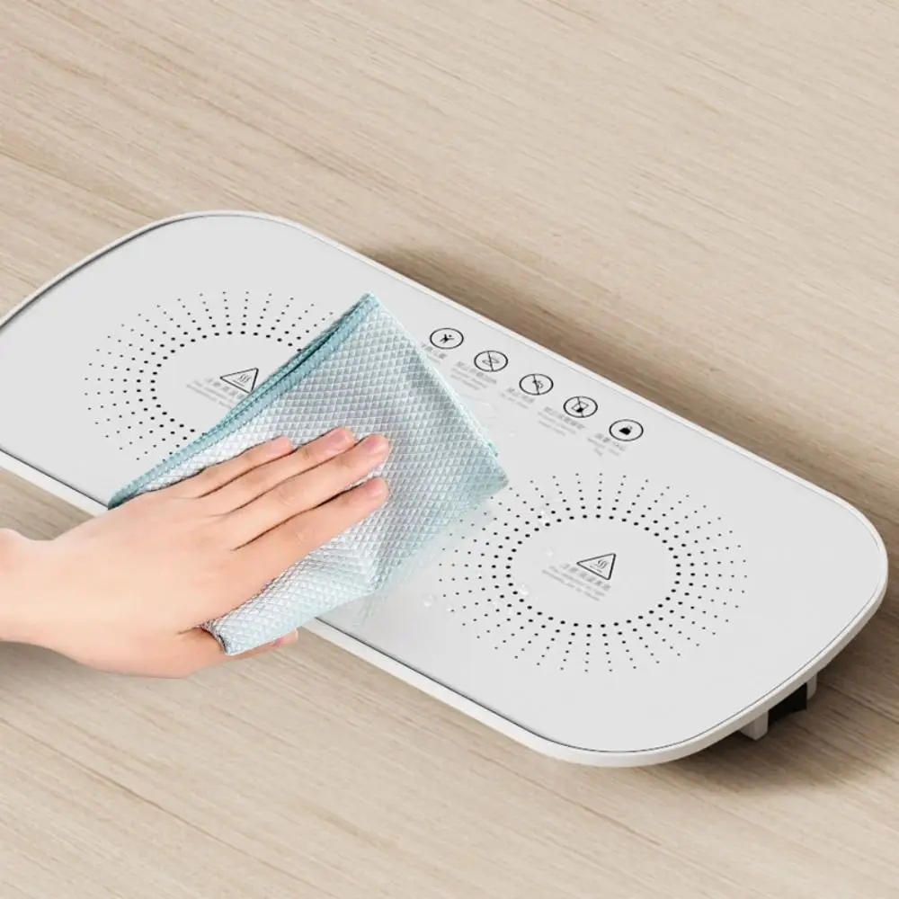 

EU Plug Electric Food Warming Plate Intelligent Quick Heating Dish Warming Tray Rectangular Non-slip Base Heating Placemat